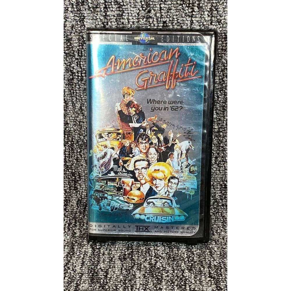 VTG Universal American Graffiti VHS Movie Special Edition‎ THX Mastered